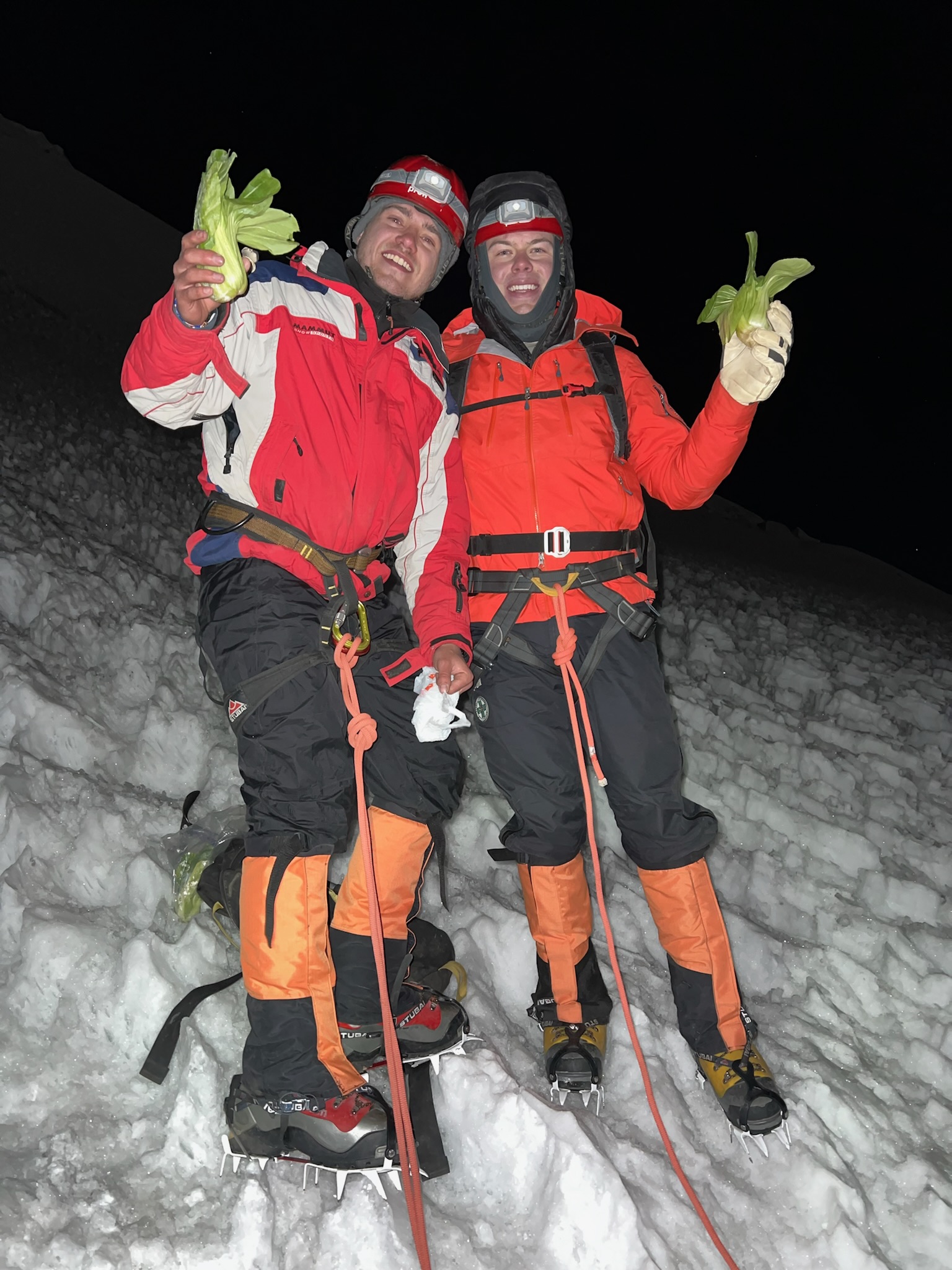 Illimani hike with a lechuga